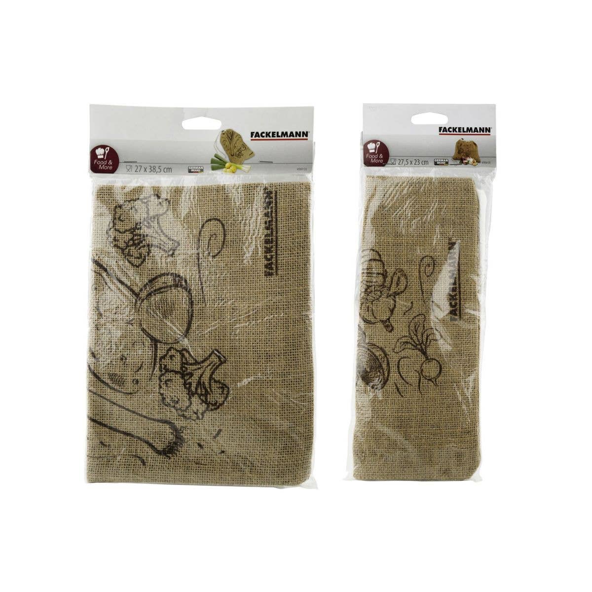 Zenker - Wholesale Grocery/Shopping Bag - Set of 2 Fackelmann Eco Friendly jute shopping bags2