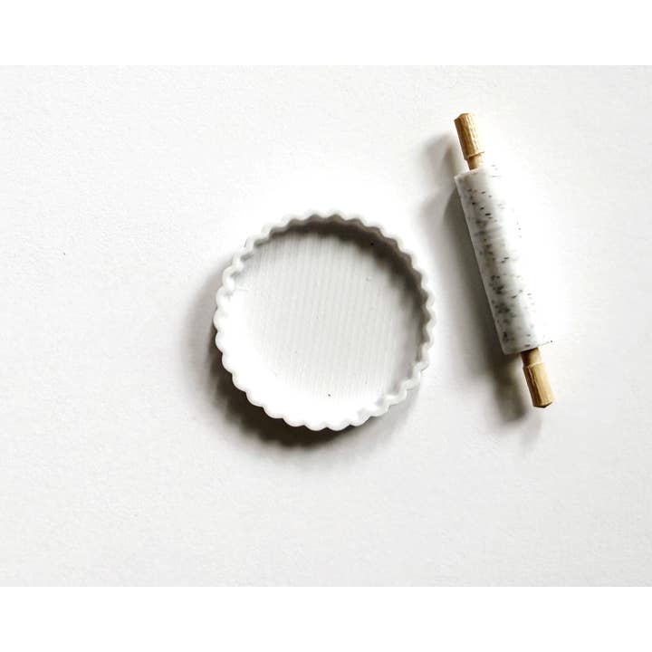 Miniette - Wholesale Doll Accessory Kit - Kids - Miniature Pie Dish & Rolling Pin Set1