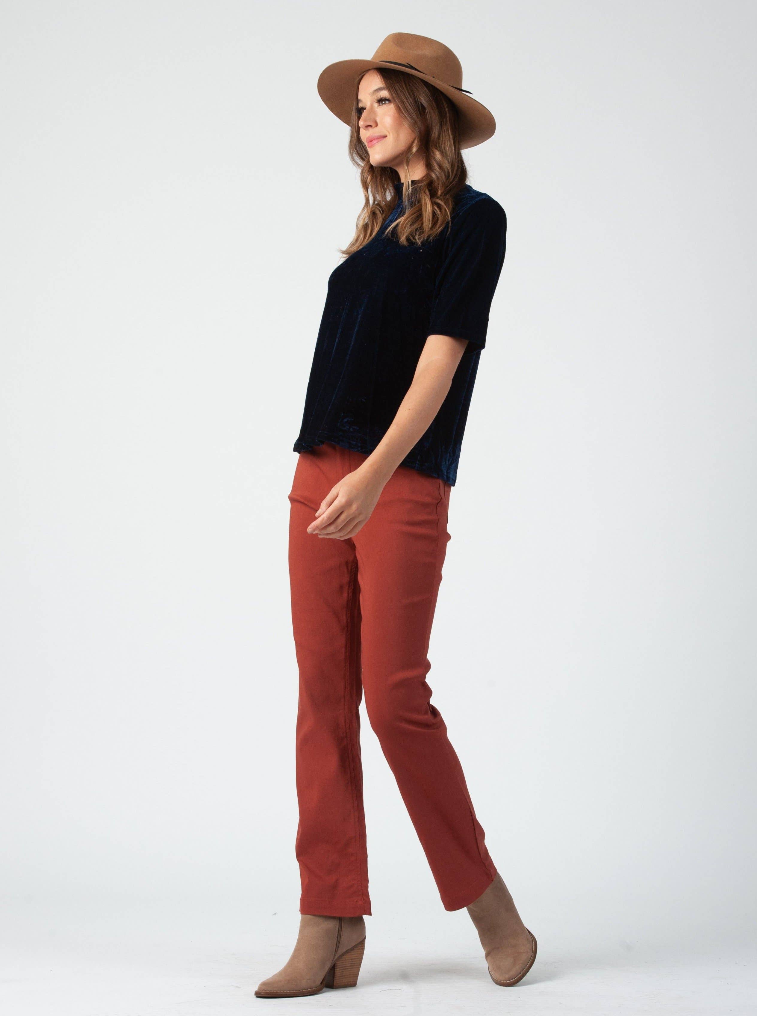 Lucca Couture - Wholesale Knit Top - Women's - Velvet MOCK NECK TOP | SAPPHIRE VELVET1