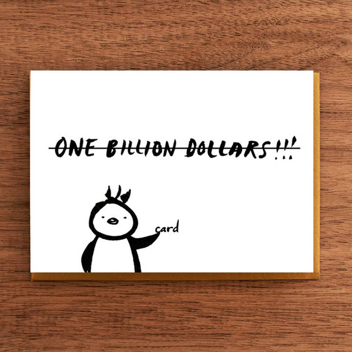 Tarjeta de tipografía: mil millones para venta al por mayor de Fomato