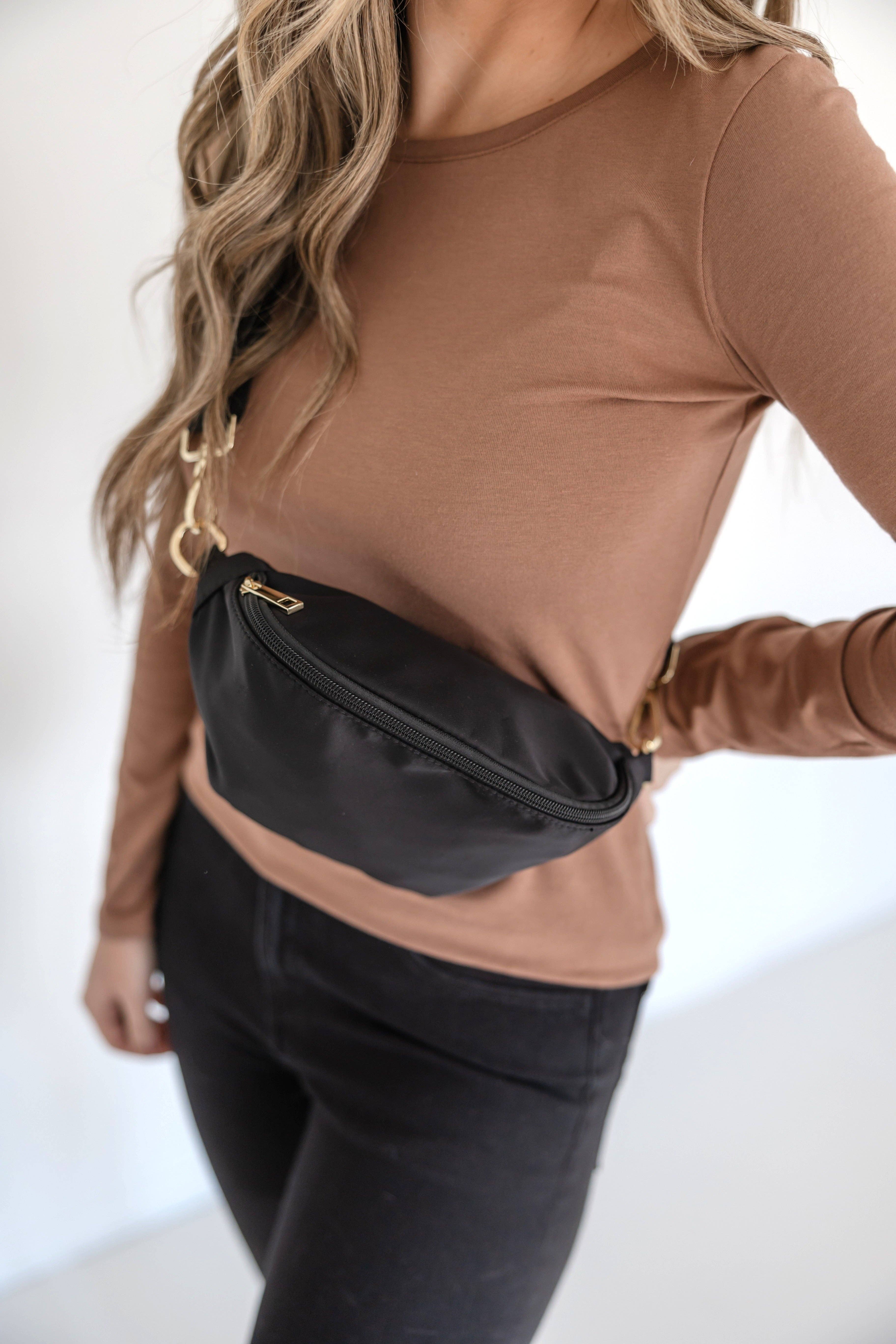 Thomas and Lee Company - Vente Sac ceinture – femme - Sac banane en nylon coloré Hannah avec sangle23