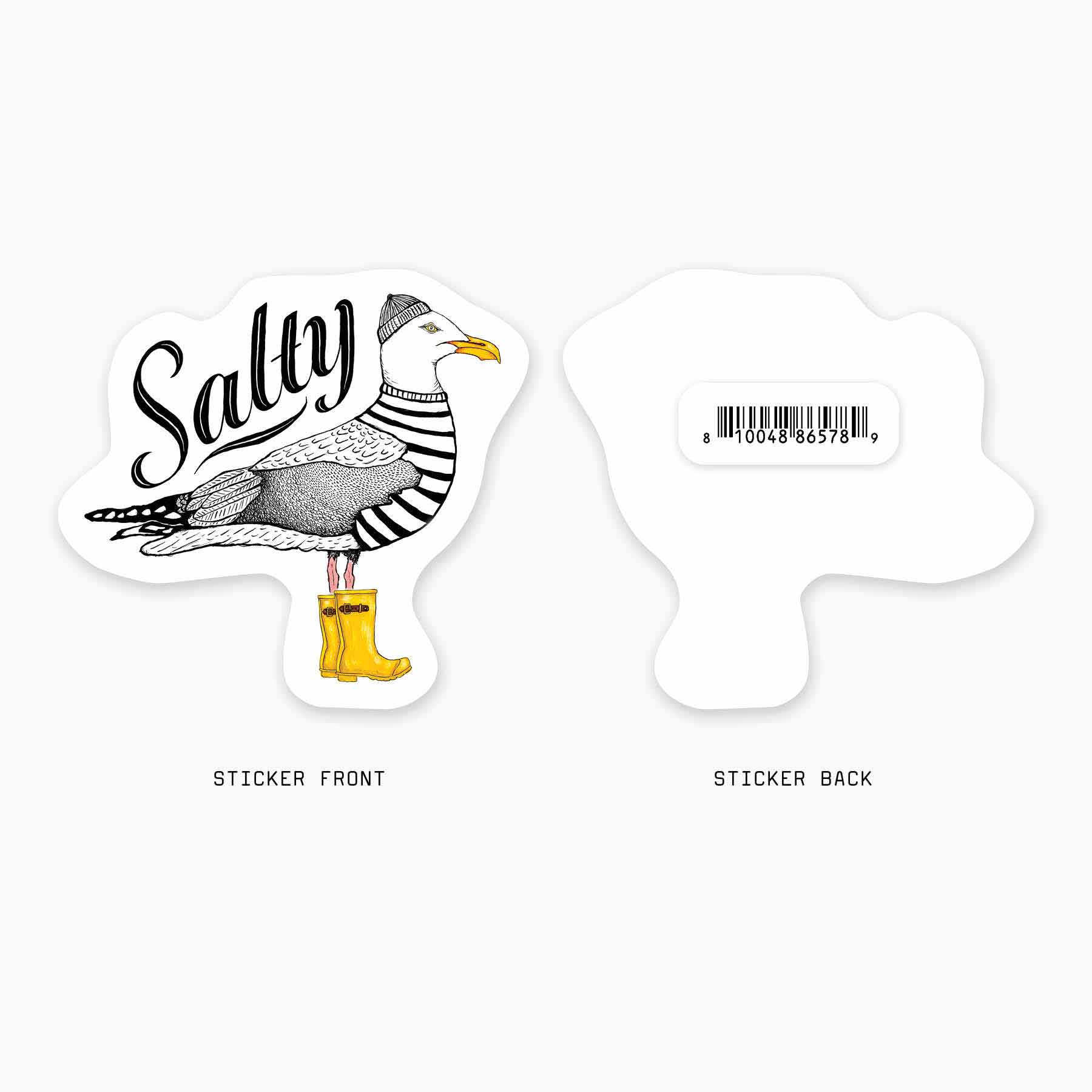 Nice Enough Stickers - Venta al por mayor Pegatina - Salty - Adhesivo artístico de 3 pulgadas1