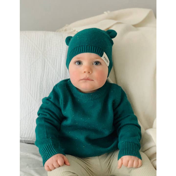 Ponchik Babies + Kids - Cotton Jumper - Jewel Speckle Knit for wholesale by Ponchik Babies + Kids