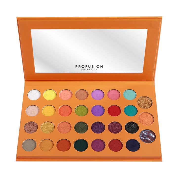 Peanuts Halloween Trick or Treat 31 Shades Eyeshadow Palette for wholesale by Profusion Cosmetics