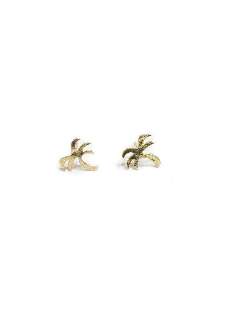 Mata Traders - Venta al por mayor Pendientes de botón/aretes de poste - Pendientes de tuerca de palmera0