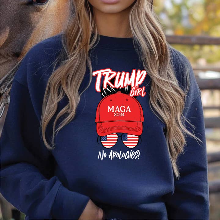 Black Friday | Trump Girl Sweatshirts for wholesale by Clover + Cotton Co