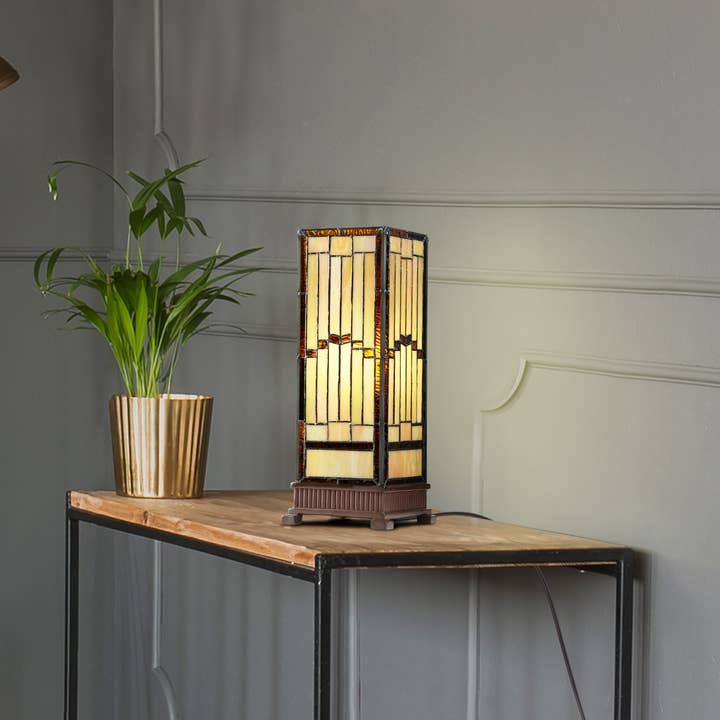 River of Goods - Wholesale Accent/Desk Lamp - 17"H Lilith Amber Hurricane Accent Lamp7