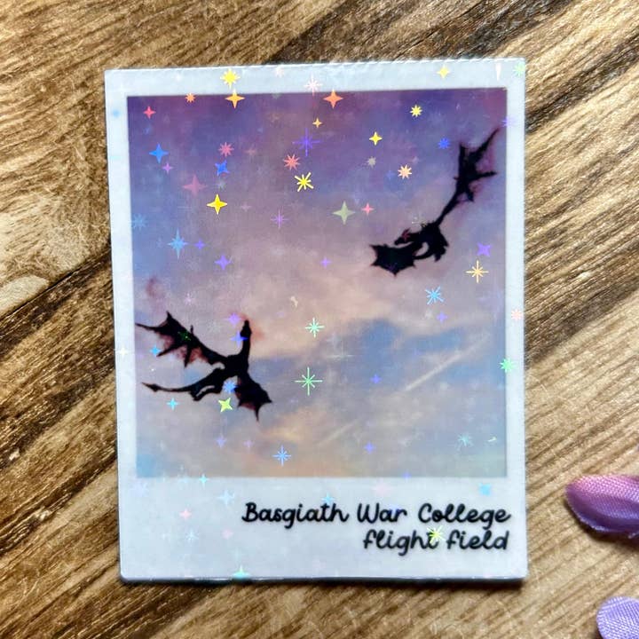 Basgiath War College Flight Field Sticker for wholesale by Awfullynerdy.co