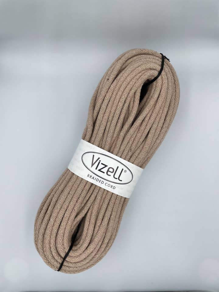 Beige Tress yarn, Cord rope, Macrame yarn, Accessories for wholesale by SannasDecor