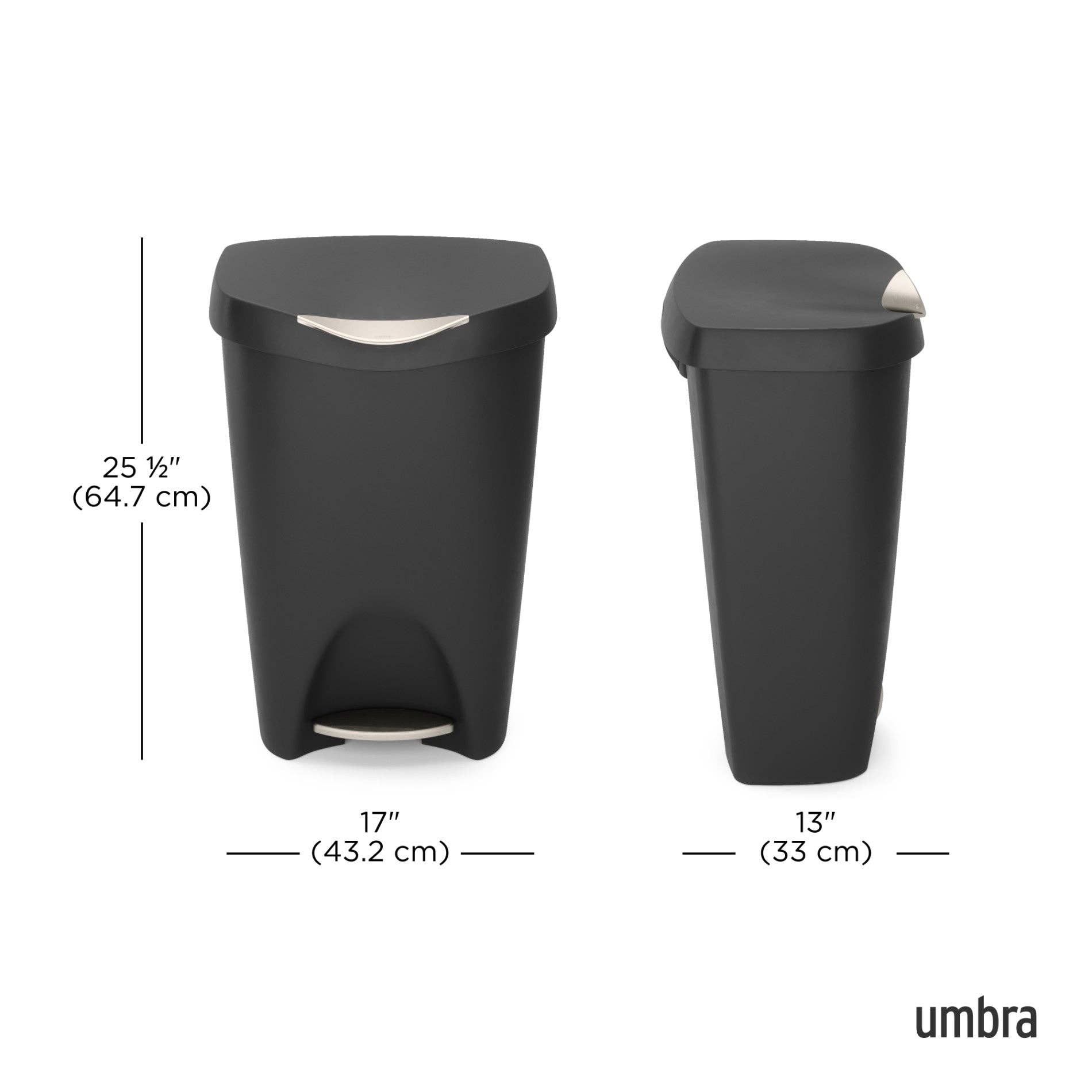 Umbra - Wholesale Trashcan/Trash Bin - Brim Step On Trash Can16