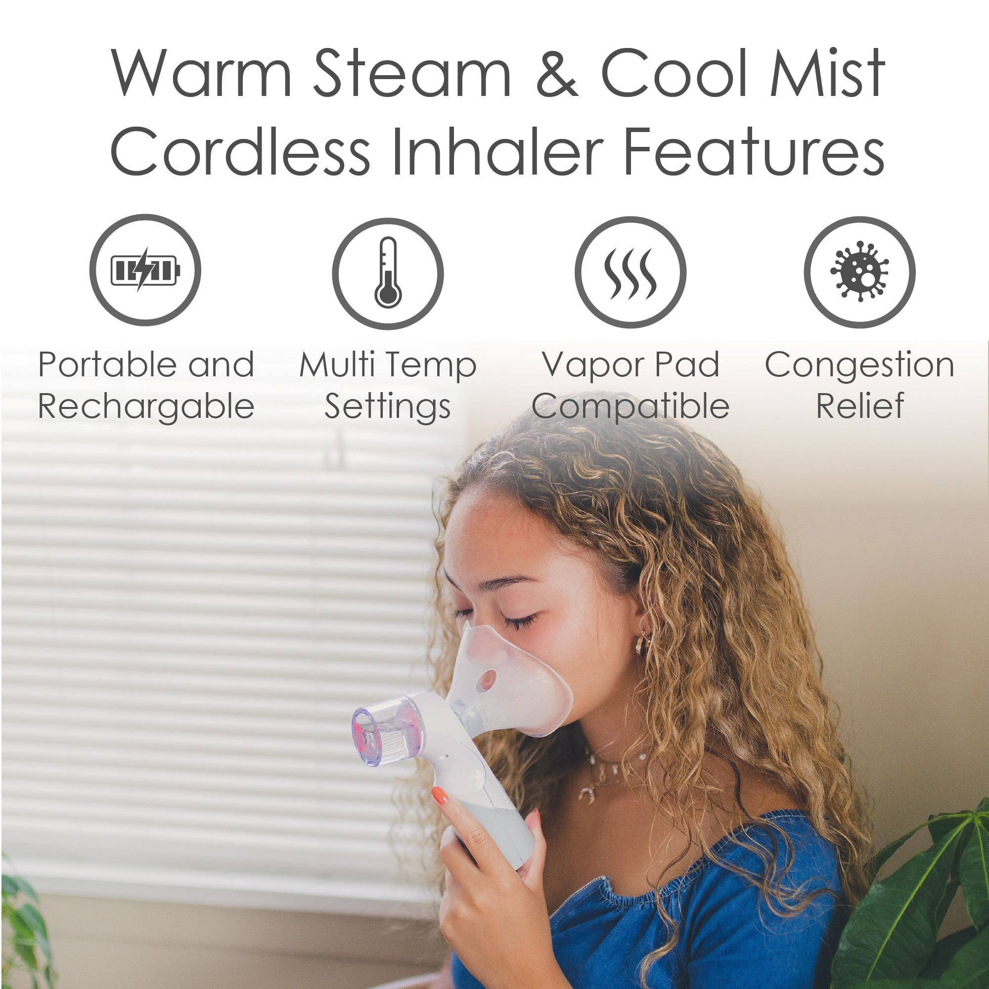 Crane Baby - Wholesale Steamer - Cordless Steam Inhaler – Warm Steam & Cool Mist4