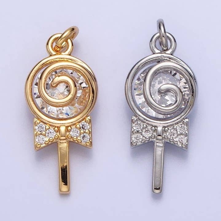 Mini Gold Lollipop Charm Silver Candy Charm Bracelet Charm, Earring Charm, Necklace Charm, Sweety Charm, Lollipop Candy Charm and other Purchase Wholesale mini lollipops. Free Returns & Net 60 Terms on Faire trending on Faire.