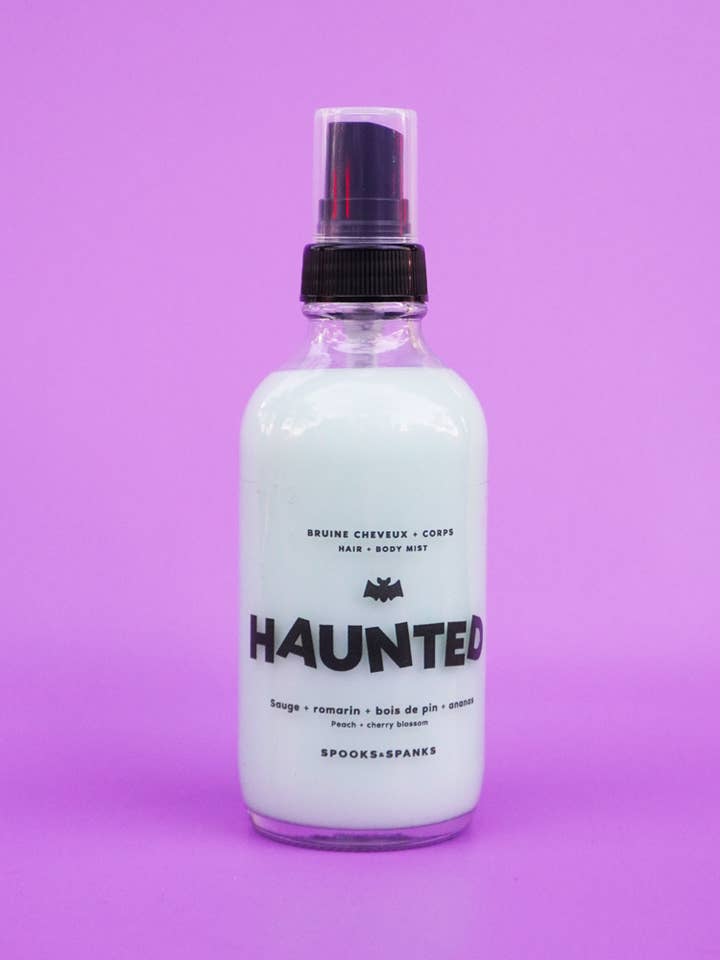 Haunted Body and Hair Mist - Pineapple + Rosemary + Sage for wholesale by Spooks & Spanks