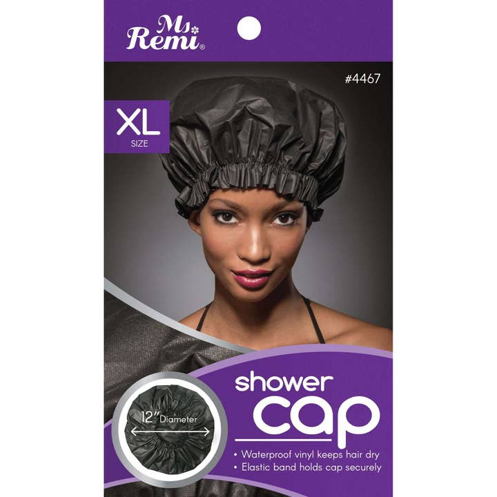 Ms. Remi Shower Cap Xl Black for wholesale by Annie International, Inc.