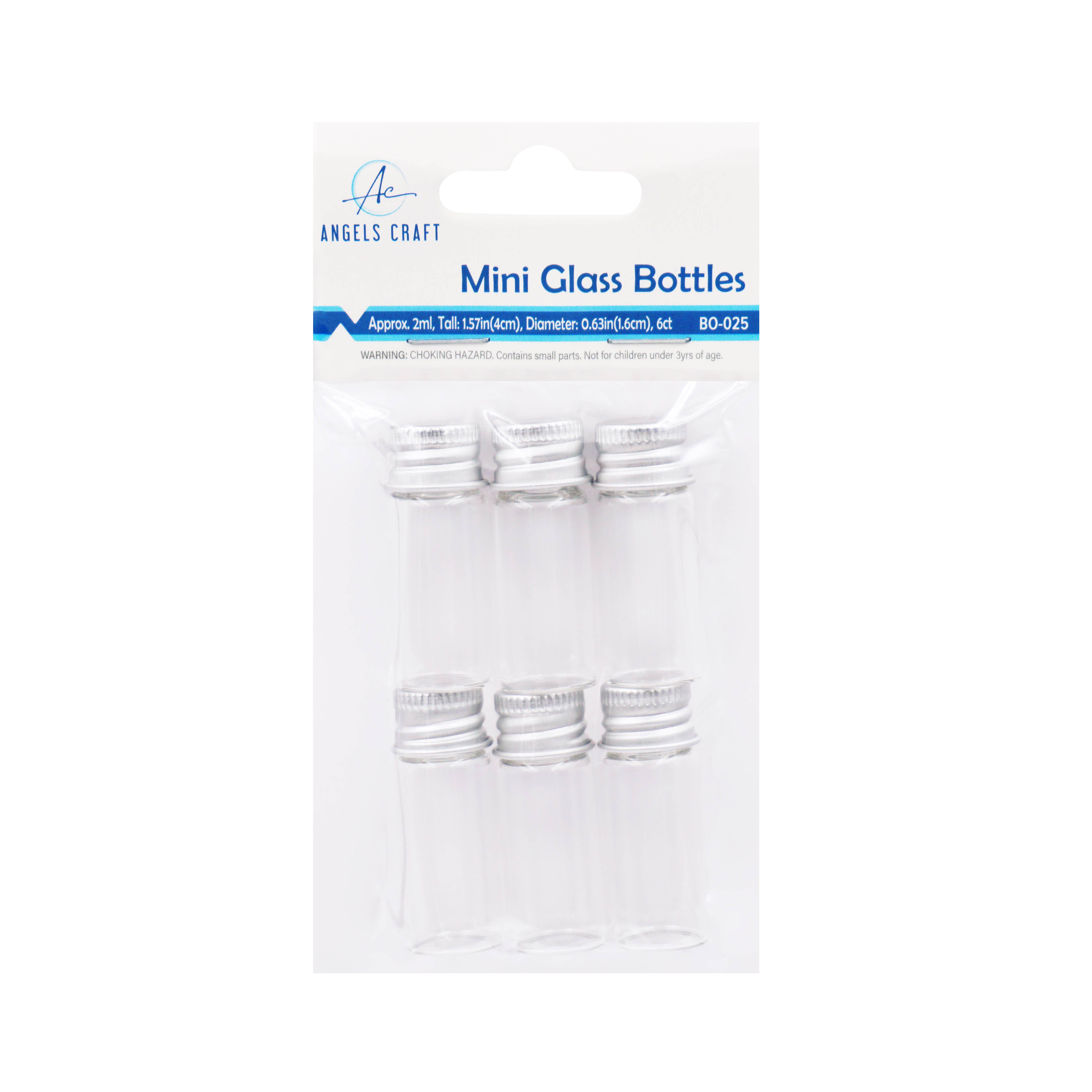 Angels Craft - Wholesale Jar - Small Glass Bottle w/ Screw Cap8