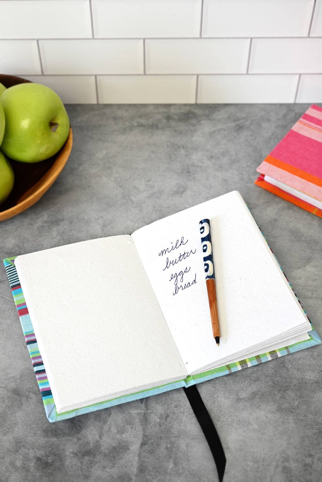 Swahili | AFRICAN MODERN - Wholesale Pen - Akamba Batik Dyed Cow Bone and Wild Olive Wood Ink Pen - Blue1