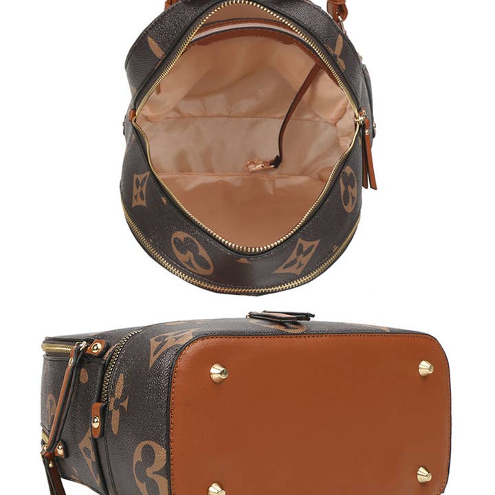 M&M HANDBAGS, LLC. - Wholesale Backpack - Women's -
2in1 Print Zipper Backpack With wallet Set DH-7285-W 1