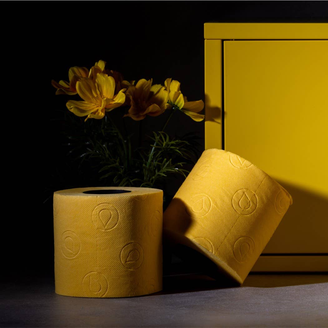 Renova - Wholesale Toilet Paper - Yellow Toilet Paper Crystal 2Rolls2