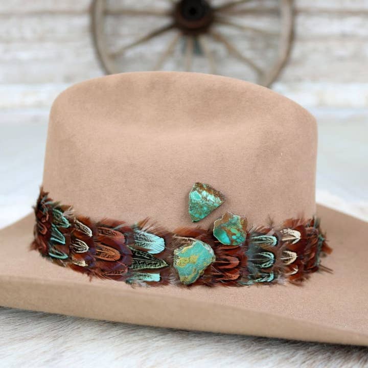 Willow Lane Hat Co. - Wholesale Hat Accessory - Women's - Natural Turquoise Hat Pin3