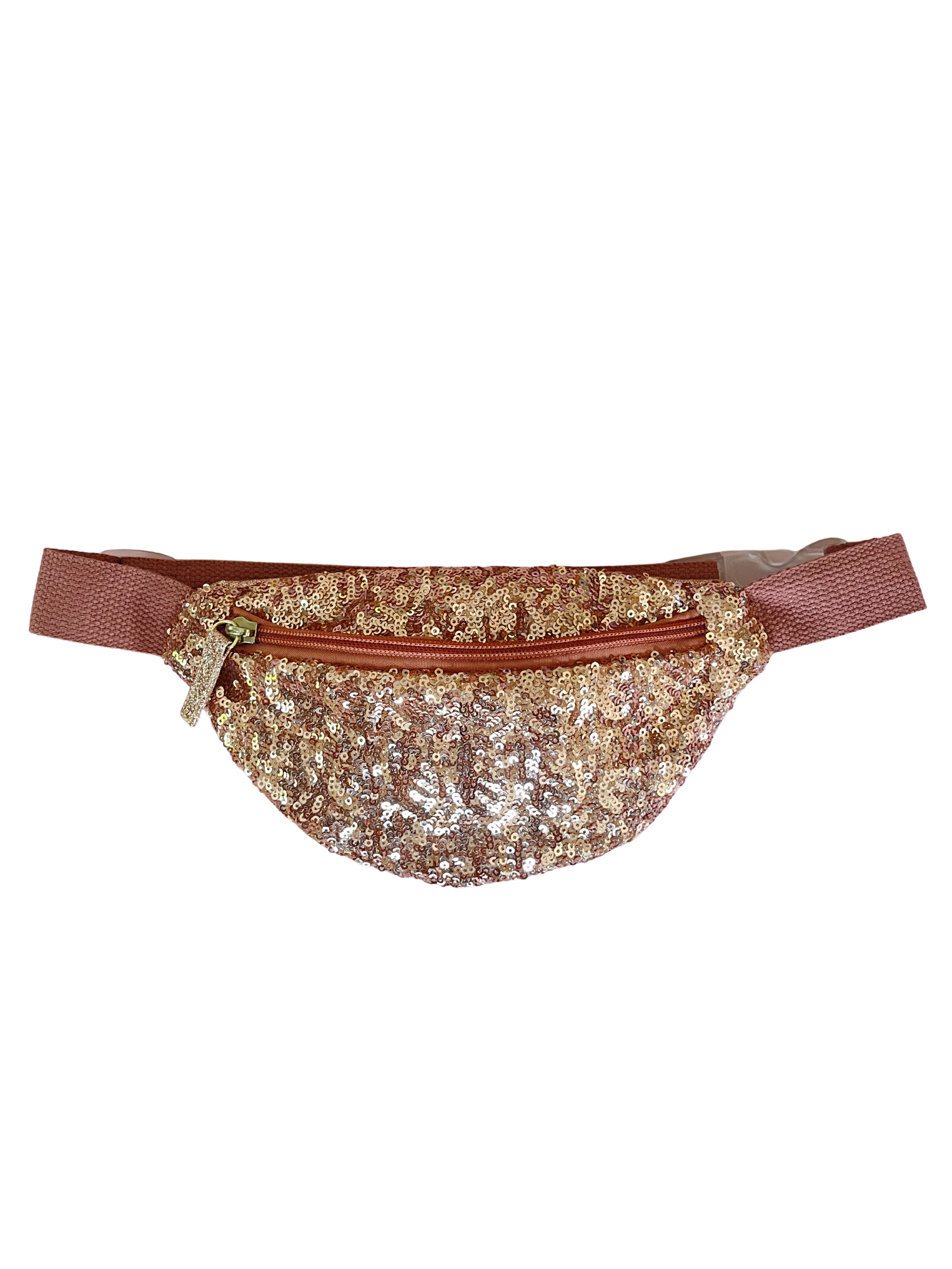 Luciole et Petit Pois - Wholesale Belt Bag - Kids - Pink Sequin Waist Bag1
