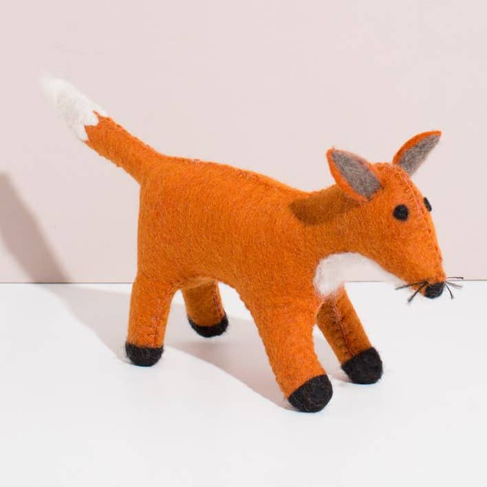 Hand Felted Fox | Large for wholesale by MULXIPLY