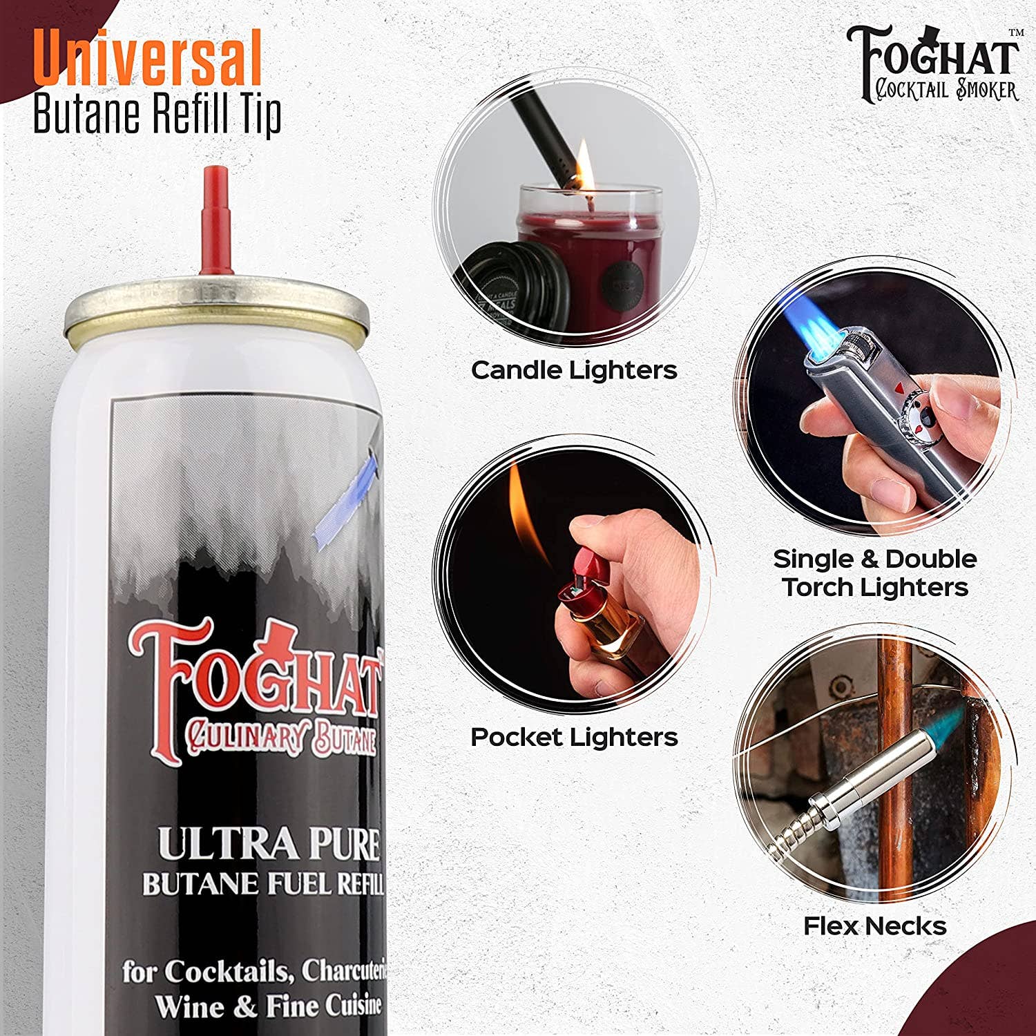 ThousandOaksBarrelCo. - Wholesale Lighter - Foghat™ Culinary Butane - Odorless & Tasteless4