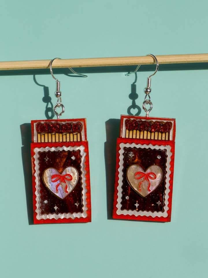 Matchbook Earrings for wholesale by Cuteryko
