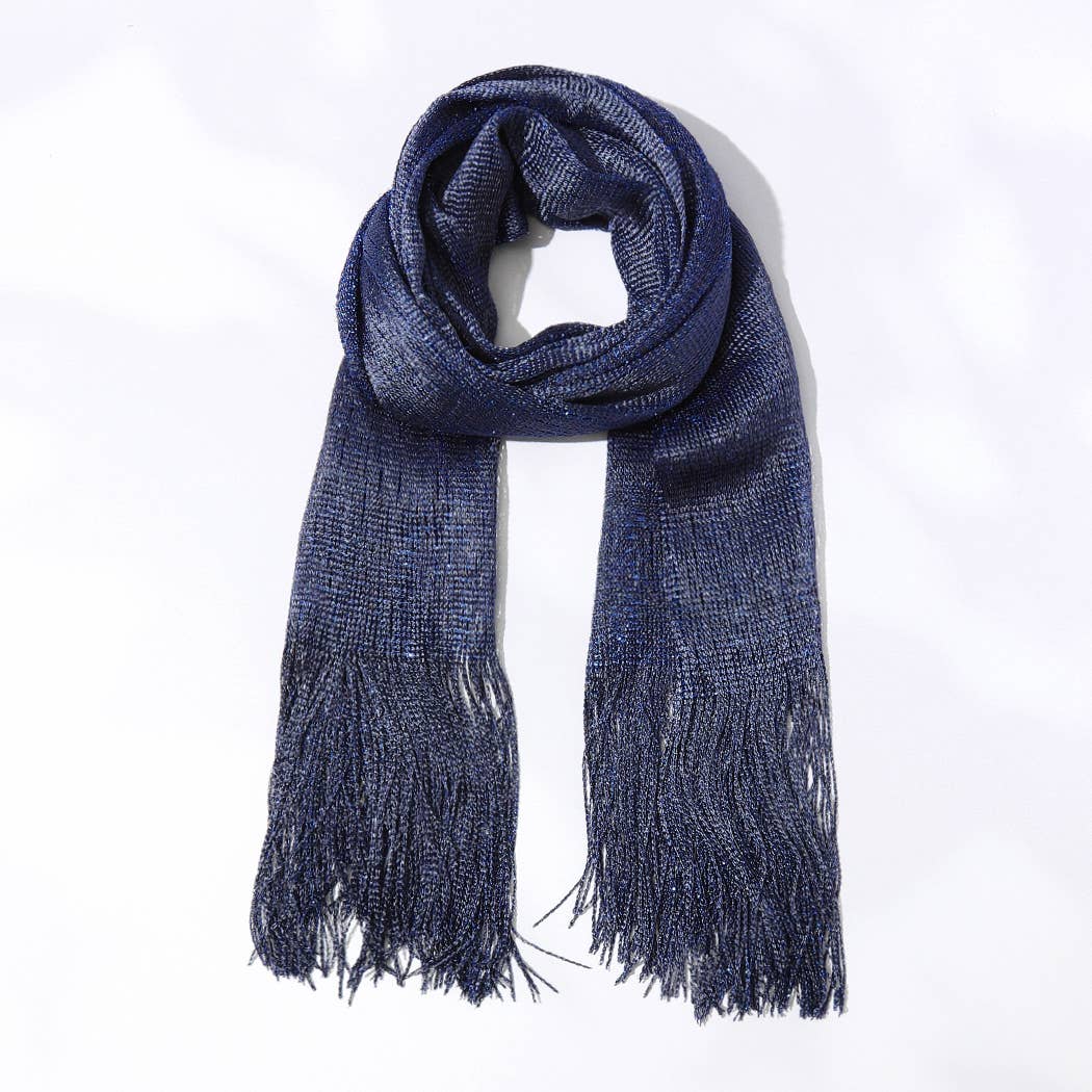 Fashion City - Vente Écharpe – femme - Écharpe de soirée légère métallisée en Lurex10