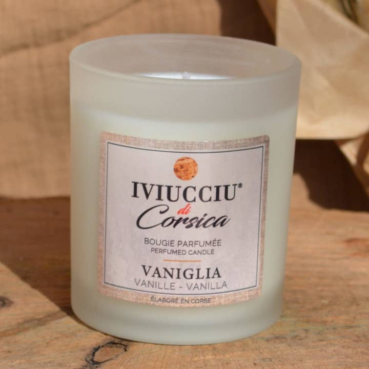 100% vegetable vanilla candle for wholesale by Iviucciu Di Corsica