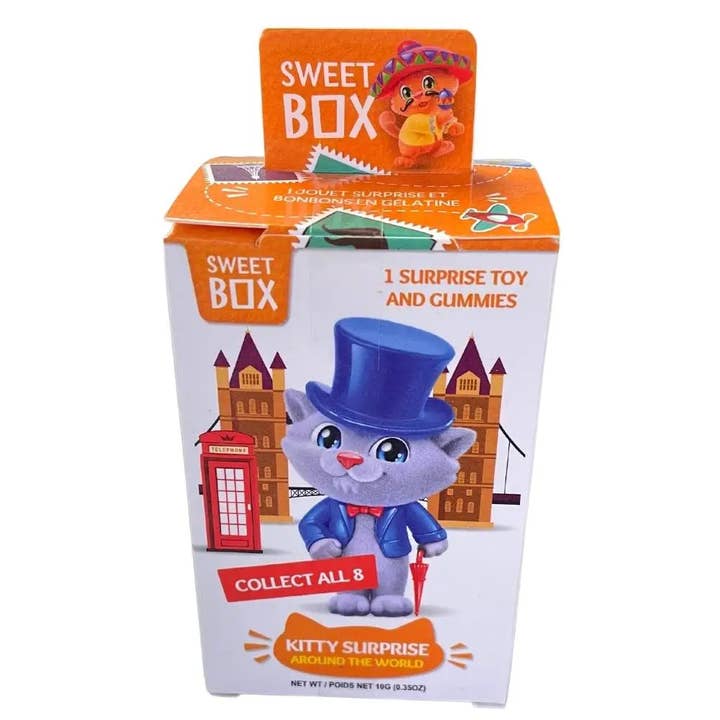 Echo Sales Canada - Wholesale Hard Candy - Sweetbox Collectables Candy Toy (Kitty Surprise)- 10g, case 12ct