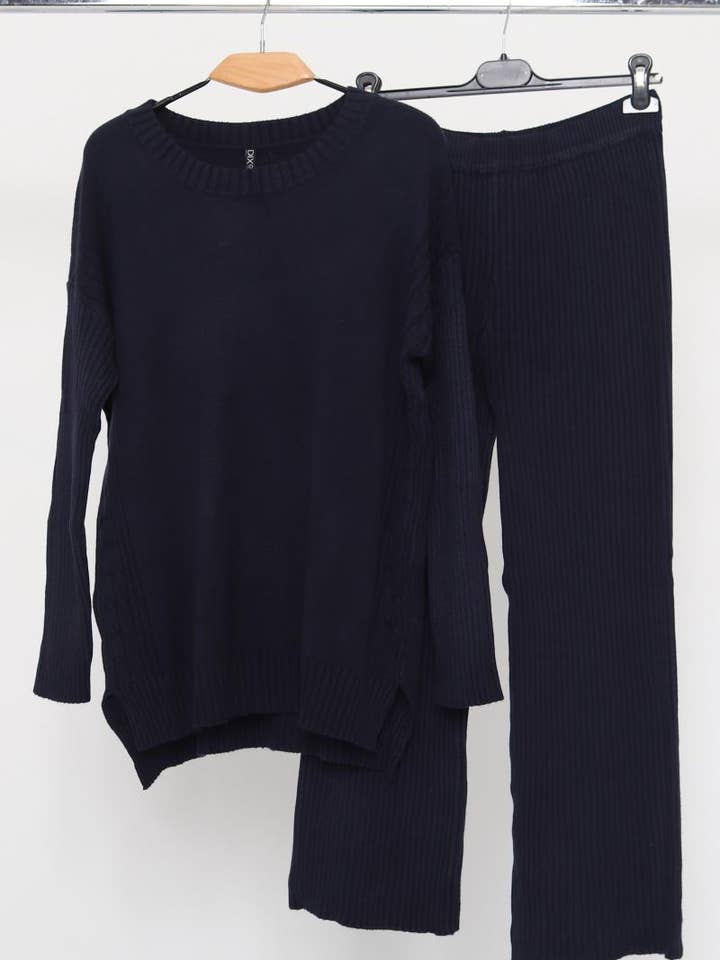 DIX-ONZE - Wholesale Lounge Set - Women's - Ribbed Premium Knit Homewear/Casual Set6