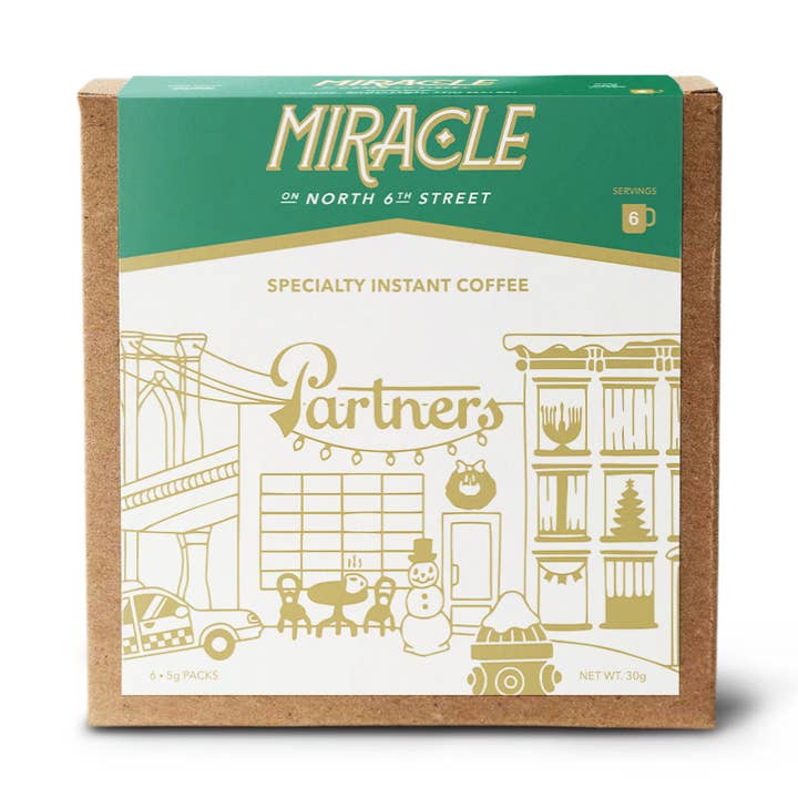 Miracle on North 6th Street - Specialty Instant Coffee for wholesale by Partners Coffee Roasters