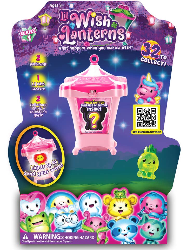 Pack de démarrage Lil Wish Lanterns avec lanterne et 2 Wishimals pour la vente par Lil Wish Lanterns