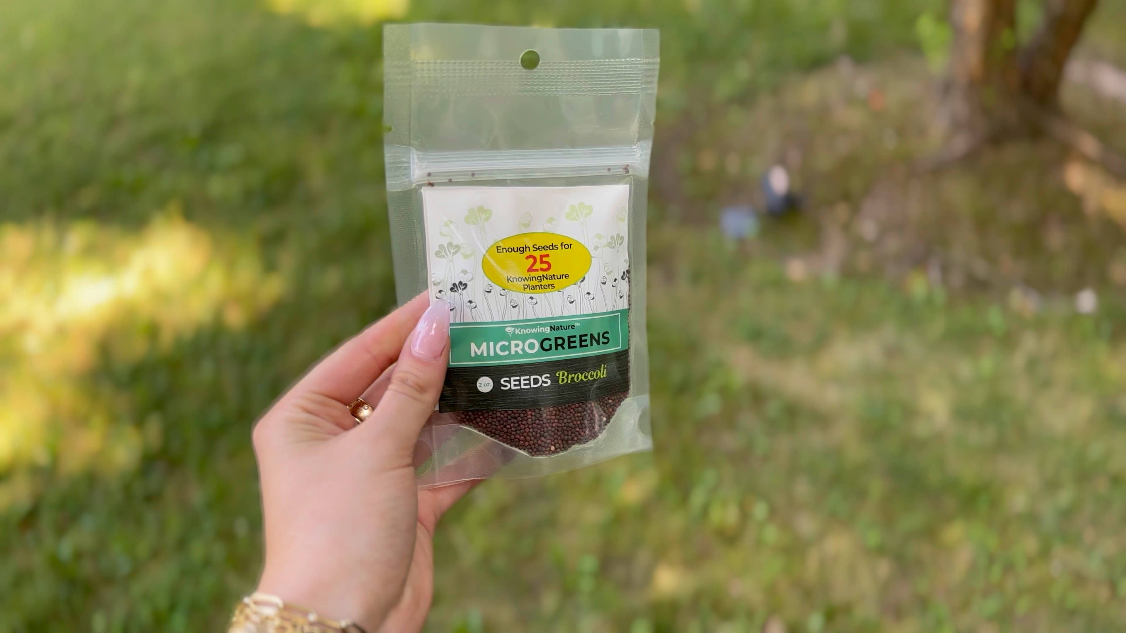 Knowing Nature - Wholesale Plant Seeds - Microgreens Seeds - Broccoli, Radish, Resealable, BPA Free2