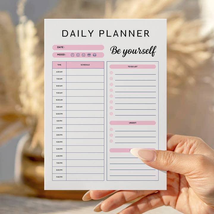 Be yourself Daily Planner Notepad for wholesale by Peachi Lane