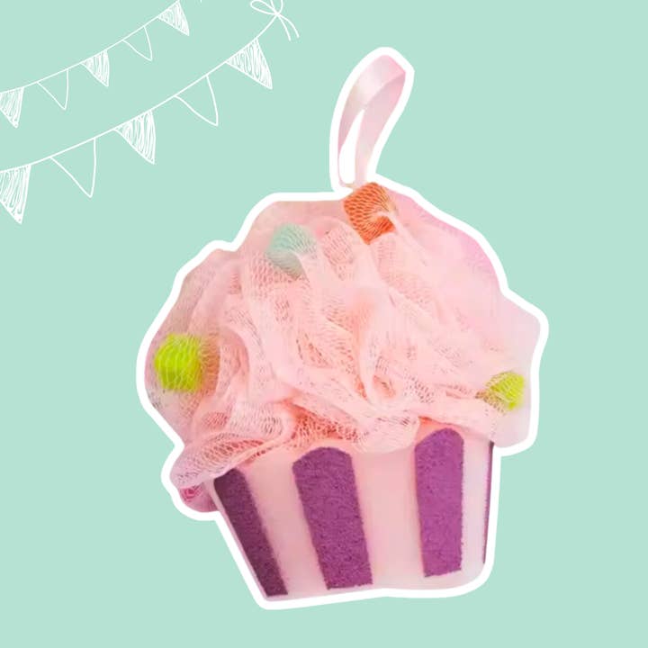 Zoey Koko - Wholesale Loofah - Birthday Cupcake Bath & Shower Loofah2