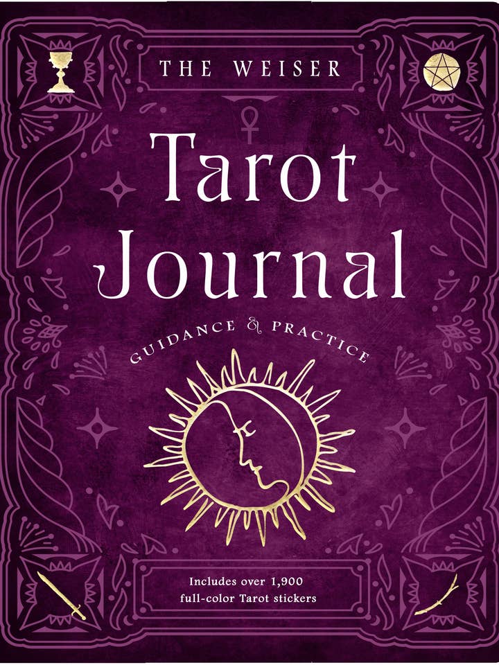 The Weiser Tarot Journal: Includes 1,920 Tarot Stickers for wholesale by Red Wheel/Weiser LLC
