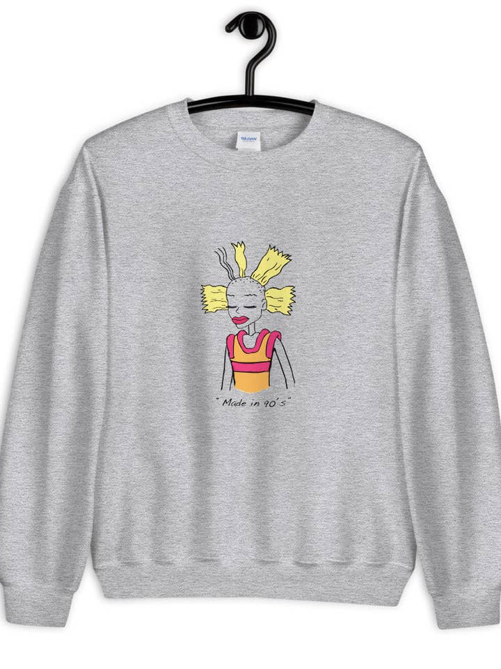 Cynthia sweatshirt for wholesale by El loco del Pelo Rizo