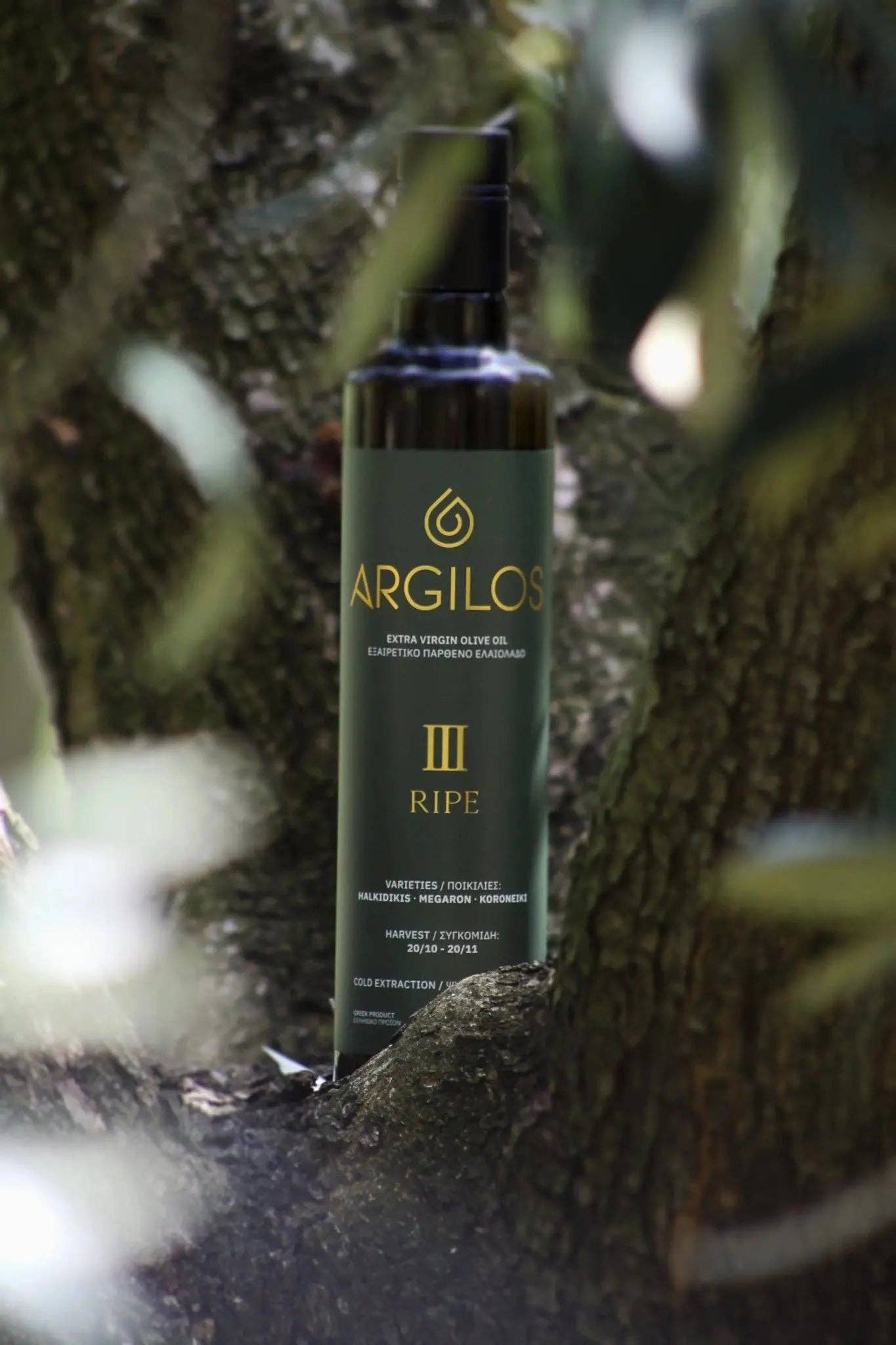 ARGILOS - Wholesale Olive Oil - ARGILOS III RIPE Greek Extra Virgin Olive Oil (500ml)10