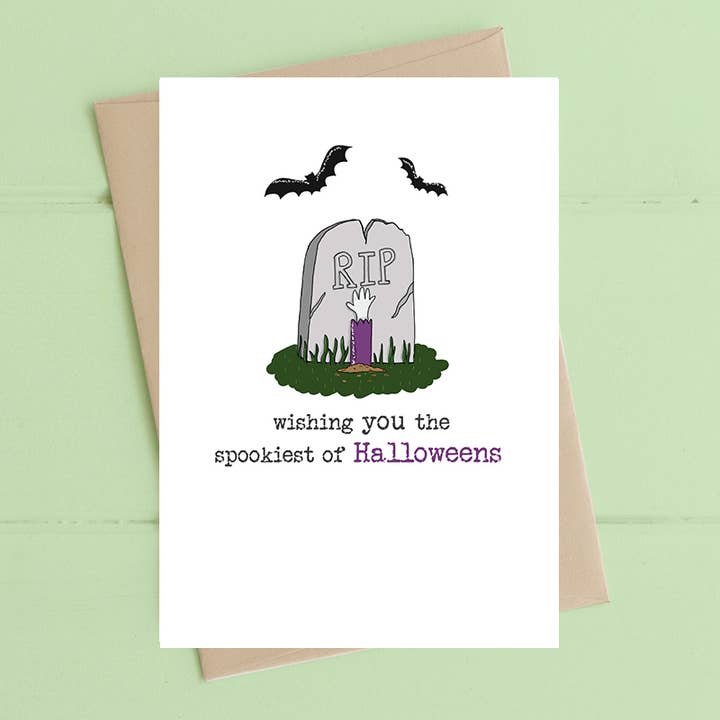 Gruseligste aller Halloween - Grußkarte für den Großhandel von Dandelion Stationery