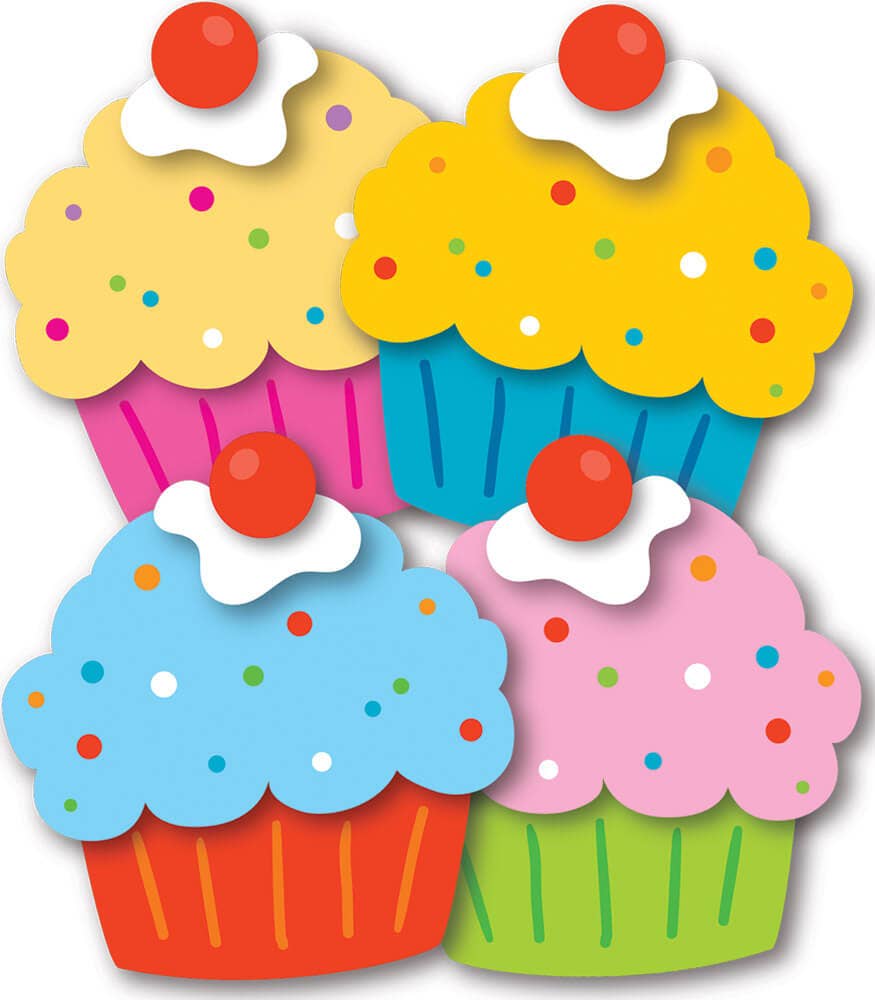 Carson Dellosa Education - Wholesale Cutouts - Cupcakes Mini Cutouts0