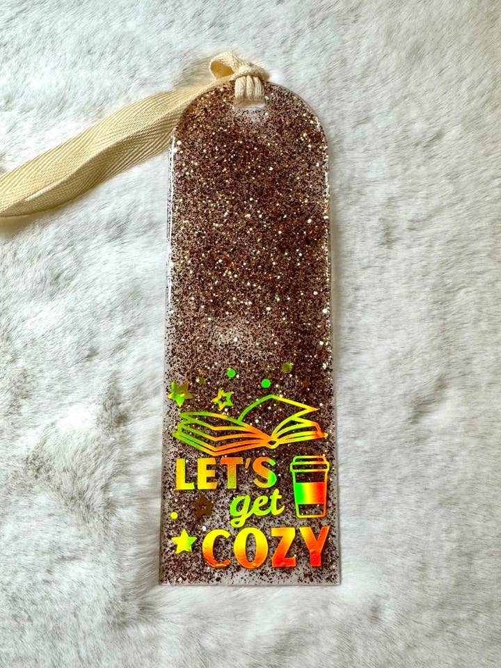 Acrylic Bookmark - Lets Get Cozy for wholesale by Elation Collective
