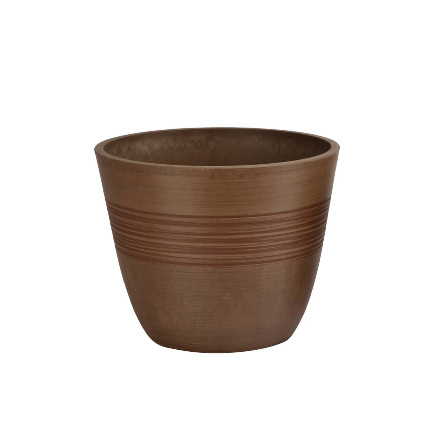 Greenship Garden USA - Wholesale Plant Pot - GreenShip Hand Carved Band Planter, W. 12.21"x H. 10.05"11