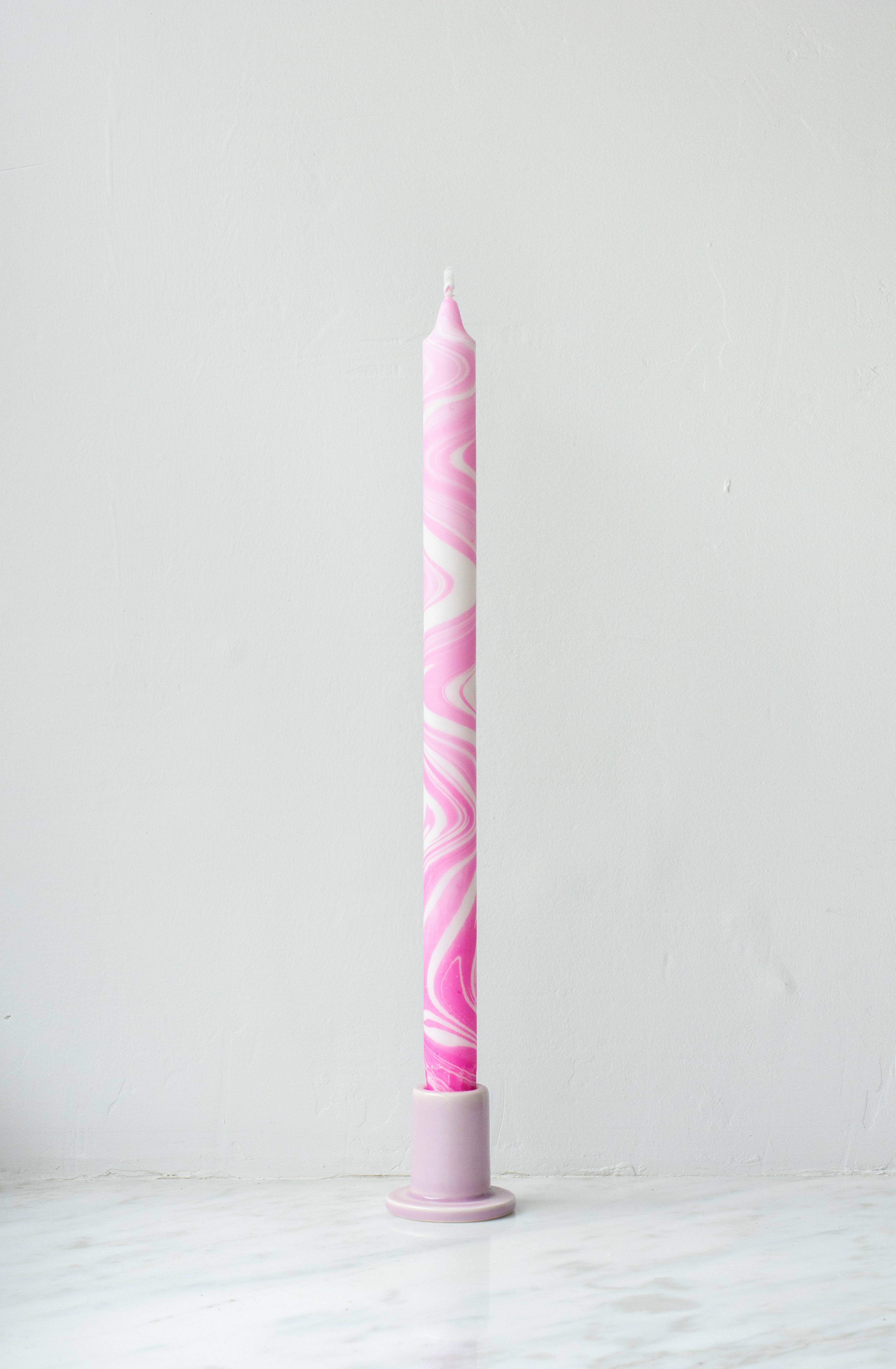 Nordtrice - Wholesale Tapered Candle/Candlestick - Taper candles (Long)- spring marble decorations 35 cm!9