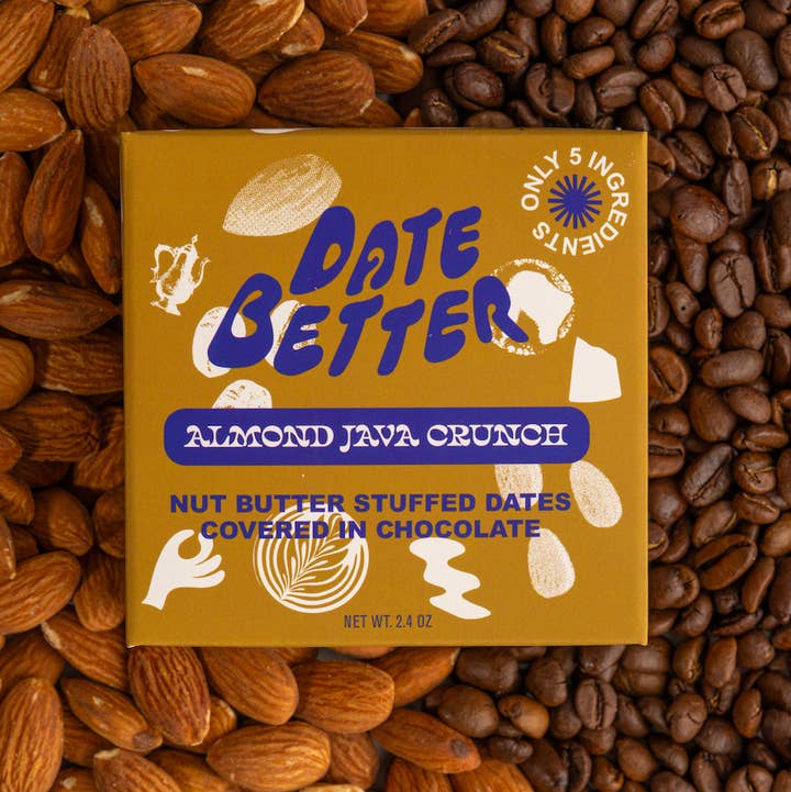 Date Better Snacks - Wholesale Chocolate Covered Sweets - Almond Java Crunch 2