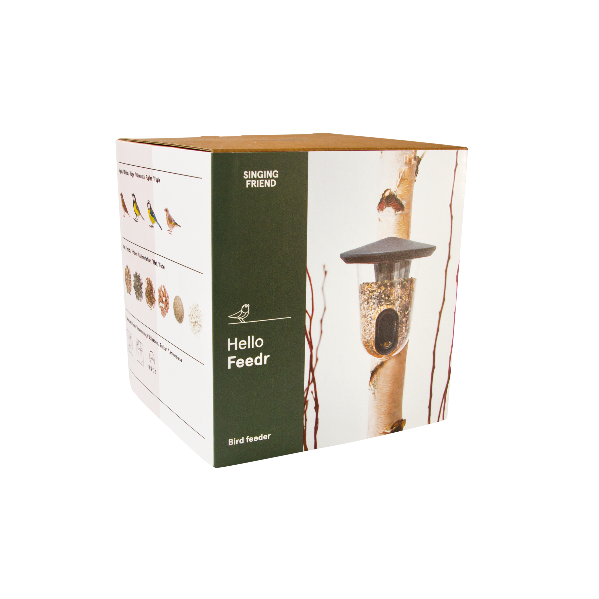 SingingFriend – wholesale Bird feeder – Hello Feeder plastic bird feeder5