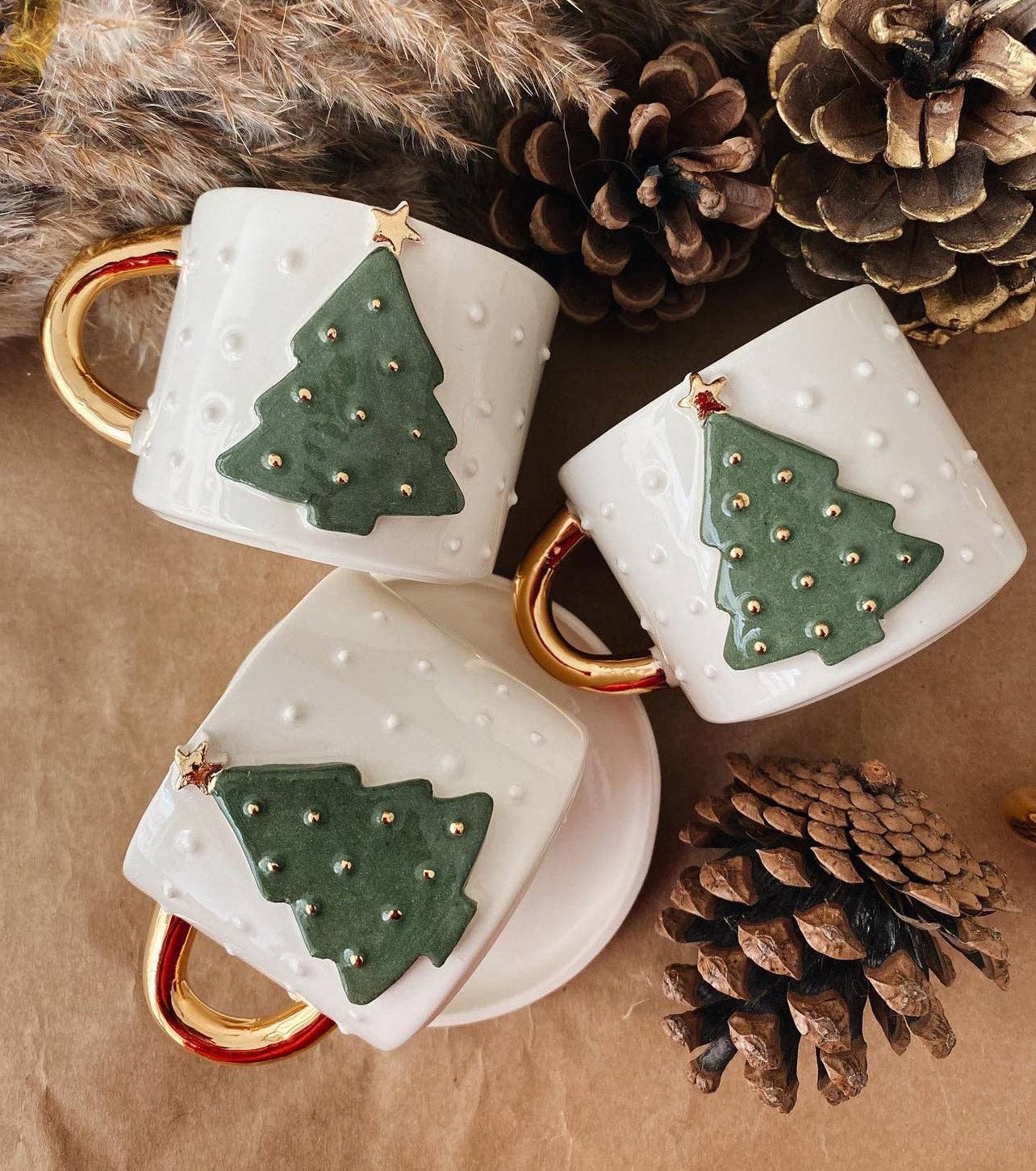 Luuma Home - Wholesale Coffee Mug - Christmas Tree Mug