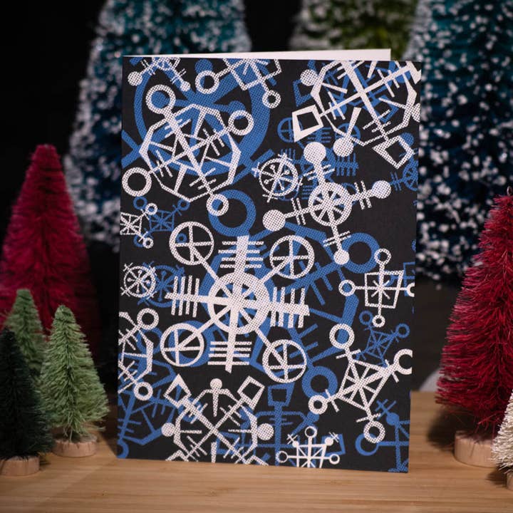 Geometric snowflakes for wholesale by Brian Barber, Illustration