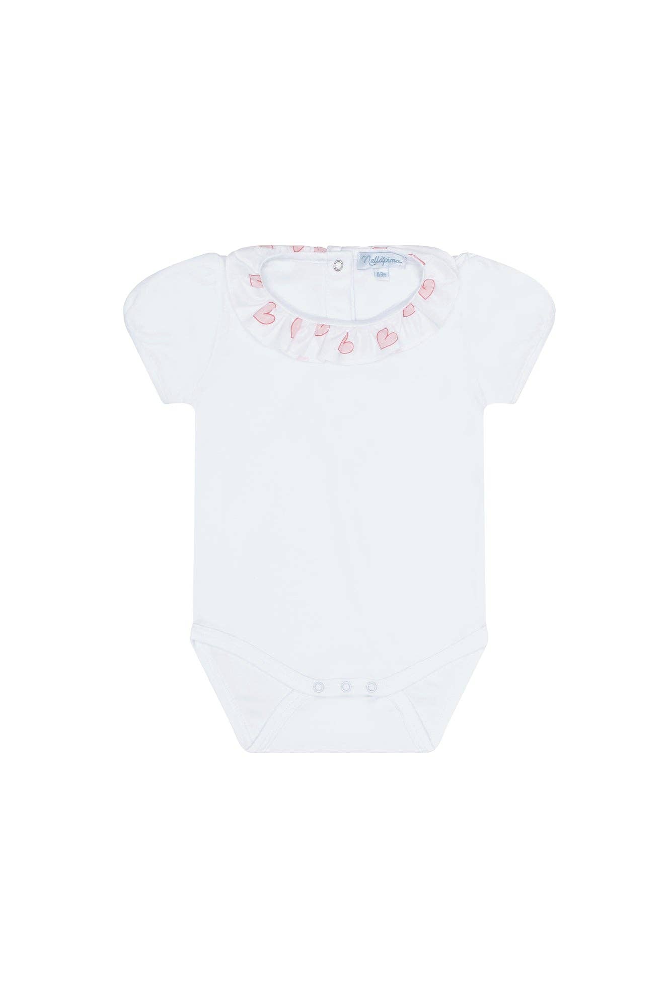 Pink Heart Print Onesie Set for wholesale on Faire1