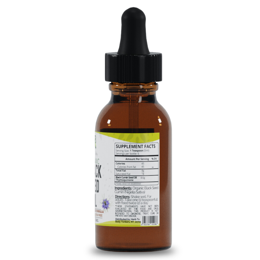 Herb To Body - Wholesale Oral Supplement/Vitamin - Organic Black Seed Oil (Cold-Pressed) - Bulk Wholesale Sizes5